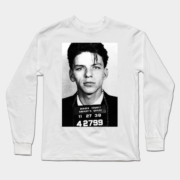 Frank Mugshot Print Long Sleeve T-Shirt by warbotspecial